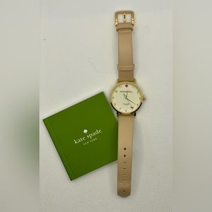 Kate Spade 5 O’clock Metro watch.